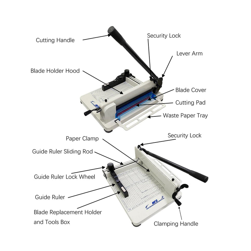 HFS 17" Heavy Duty Guillotine Paper Cutter