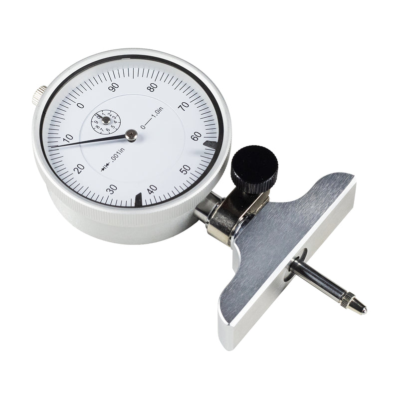 Dial Depth Gage Set - 0-22" Range with Interchangeable Rods