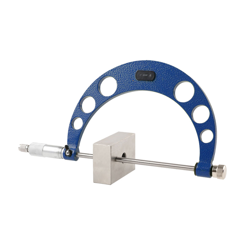 HFS(R) 0-6" x 0.0001" Outside Micrometer Caliper Set with Interchangeable Anvils, Accurate to 0.0001"