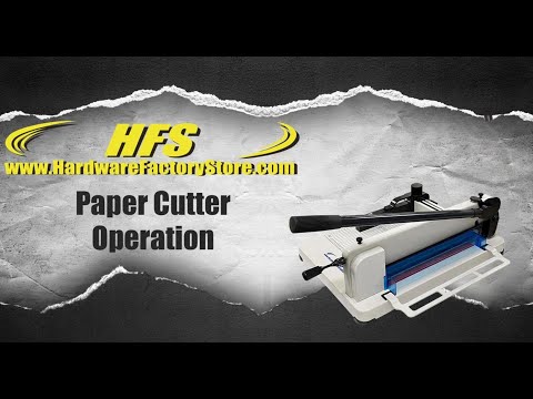 HFS (R) 12'' A4 Heavy Duty Guillotine Paper Cutter